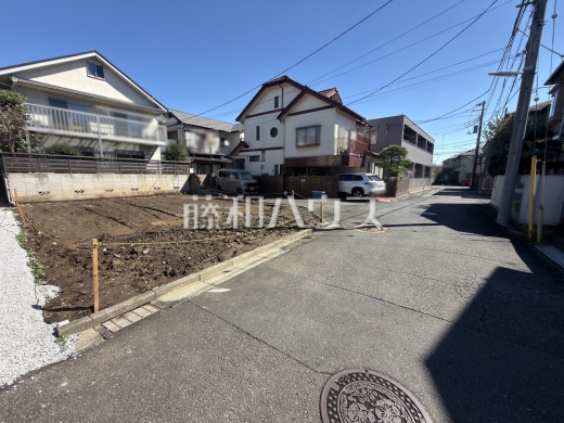 接道状況および現場風景 【調布市国領町5丁目】