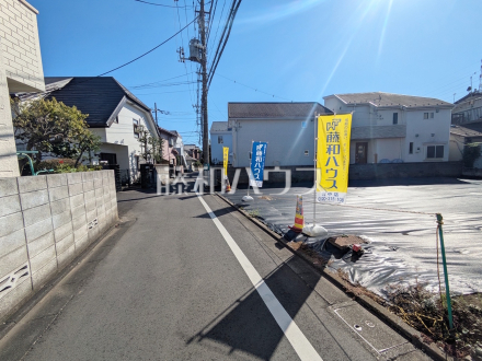 接道状況および現場風景 【府中市武蔵台3丁目】/撮影日2026/10/11