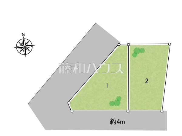 全体区画図 【西東京市芝久保町4丁目】 全体区画図 【西東京市芝久保町4丁目】