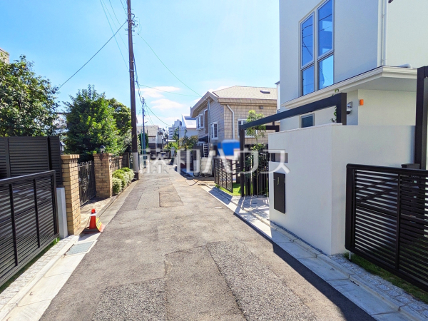接道状況および現場風景 【杉並区大宮2丁目】 接道状況および現場風景 【杉並区大宮2丁目】