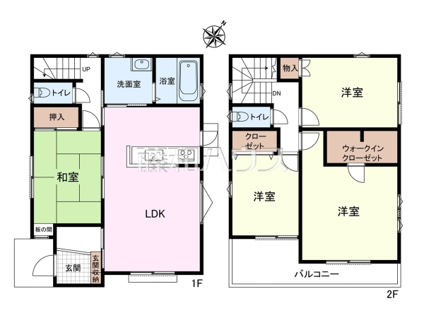 間取図 【小平市小川西町3丁目】 間取図 【小平市小川西町3丁目】