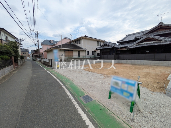 接道状況および現場風景 【福岡市博多区板付2丁目】 接道状況および現場風景 【福岡市博多区板付2丁目】