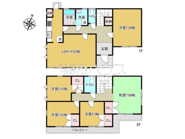 間取図 【八王子市北野台3丁目】 間取図 【八王子市北野台3丁目】