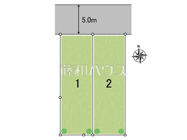 全体区画図 【所沢市中新井4丁目】 全体区画図 【所沢市中新井4丁目】