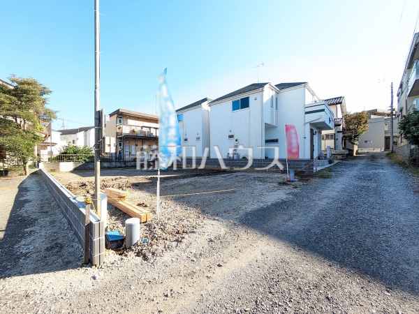 接道状況および現場風景 【八王子市狭間町】 接道状況および現場風景 【八王子市狭間町】