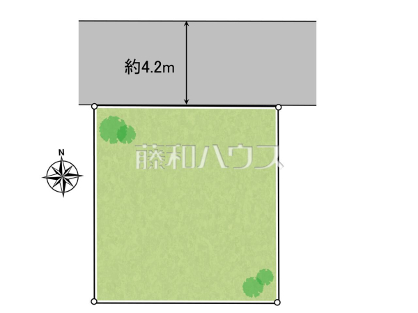 全体区画図 【所沢市大字下安松】 全体区画図 【所沢市大字下安松】