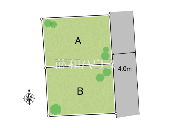 全体区画図 【小平市仲町】 全体区画図 【小平市仲町】