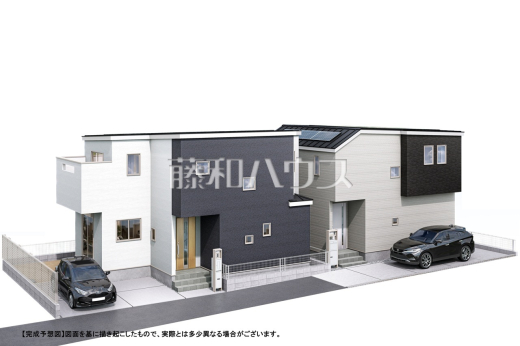 ≪外観パース・完成予想図≫ 建物のプレゼンをさせていただきますので、実際の完成イメージを思い描いていただくことができます。お気軽にお問合せ下さい。【西東京市下保谷5丁目】