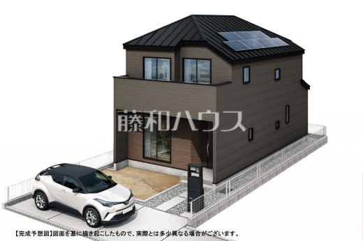 ≪外観パース・完成予想図≫ 建物のプレゼンをさせていただきますので、実際の完成イメージを思い描いていただくことができます。お気軽にお問合せ下さい。【西東京市下保谷5丁目】