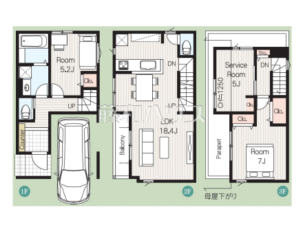 1号棟 間取図 【志木市柏町4丁目】
