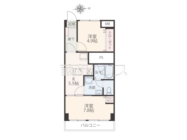 間取図 【田無永谷マンション】 間取図 【田無永谷マンション】