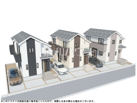 完成予想図(外観) 【日野市南平3丁目】