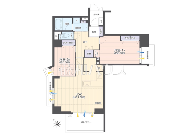 間取図 【クリオ立川弐番館】 間取図 【クリオ立川弐番館】