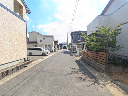 接道状況および現場風景 【春日井市篠木町7丁目】
