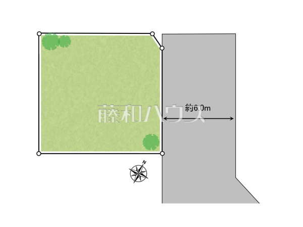 全体区画図 【所沢市大字上安松】 全体区画図 【所沢市大字上安松】