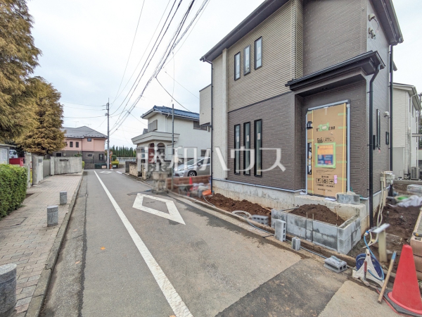 接道状況および現場風景 【立川市幸町5丁目】 接道状況および現場風景 【立川市幸町5丁目】
