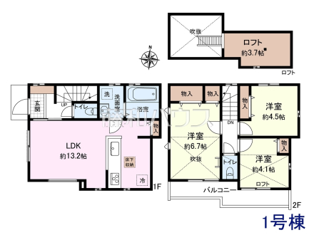 間取図 【国分寺市西恋ヶ窪2丁目】
