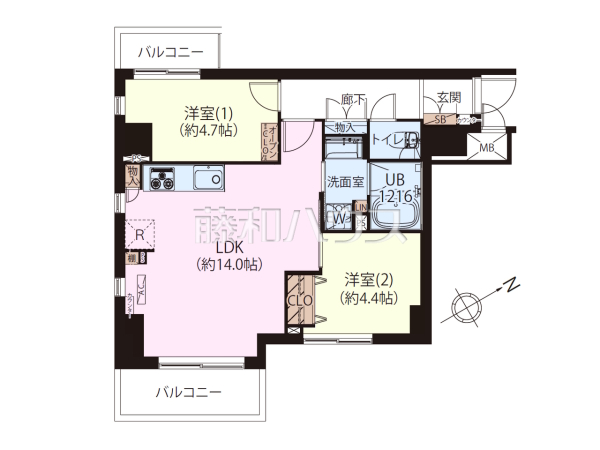 間取図 【ヴィンテージ南阿佐ヶ谷】 間取図 【ヴィンテージ南阿佐ヶ谷】