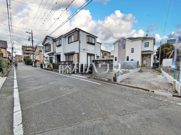 接道状況および現場風景 【八王子市元本郷町1丁目】 接道状況および現場風景 【八王子市元本郷町1丁目】