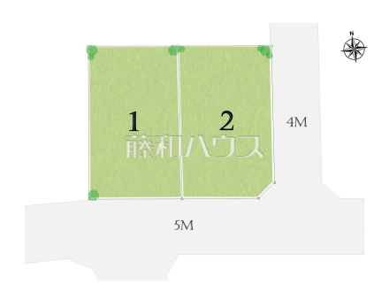 全体区画図 【狛江市西野川1丁目】