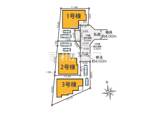 全体区画図 【東村山市萩山町2丁目】