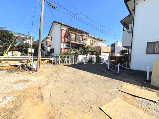 接道状況および現場風景 【東村山市萩山町2丁目】