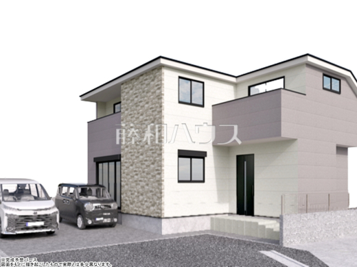 1号棟 完成予想図(外観) 【東村山市萩山町2丁目】