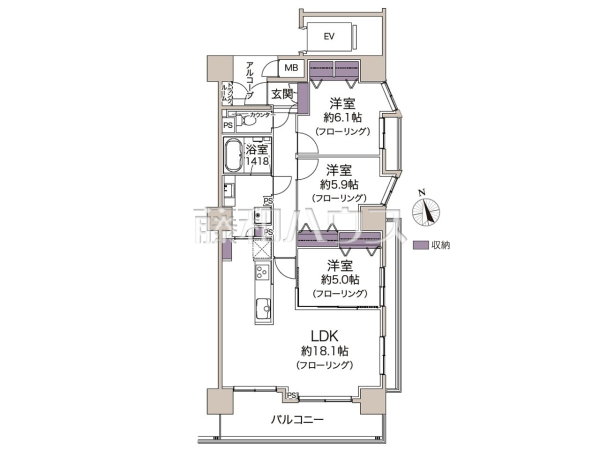 間取図 【クレアシティ所沢】 間取図 【クレアシティ所沢】