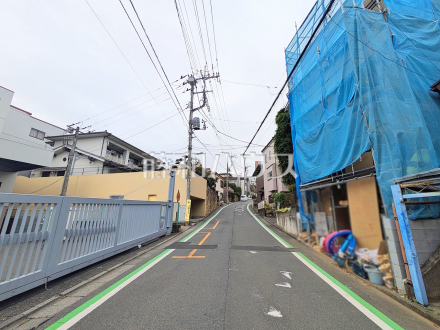 接道状況および現場風景 【朝霞市溝沼2丁目】/撮影日2026/10/20