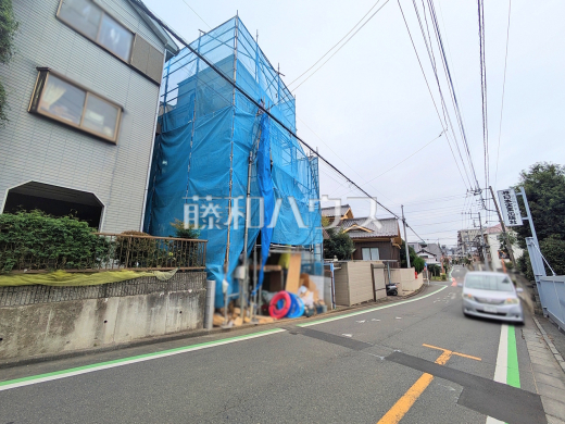 接道状況および現場風景 【朝霞市溝沼2丁目】