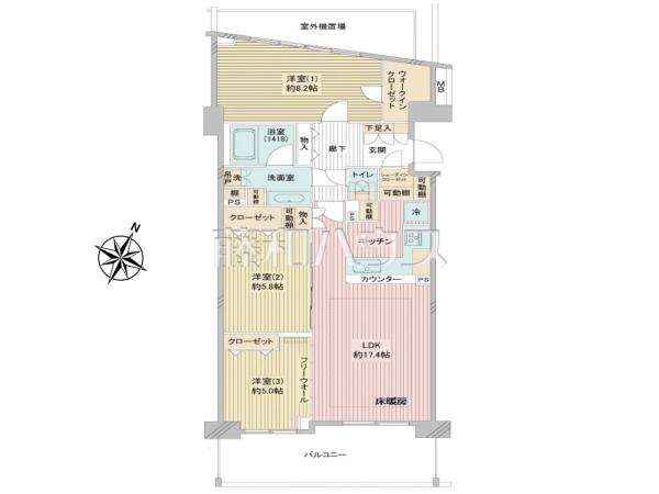 間取図 【アルテヴィータⅠ】 間取図 【アルテヴィータⅠ】