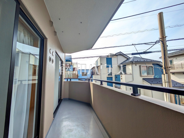 北側バルコニー 【西東京市富士町2丁目 ユアコート東伏見弐番館】 北側バルコニー 【西東京市富士町2丁目 ユアコート東伏見弐番館】