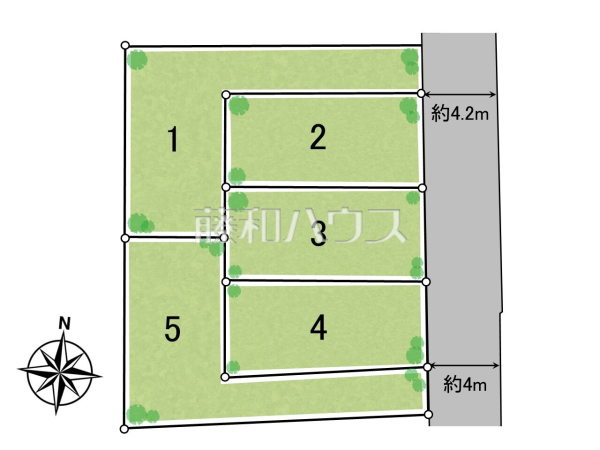 全体区画図 【所沢市東町】 全体区画図 【所沢市東町】