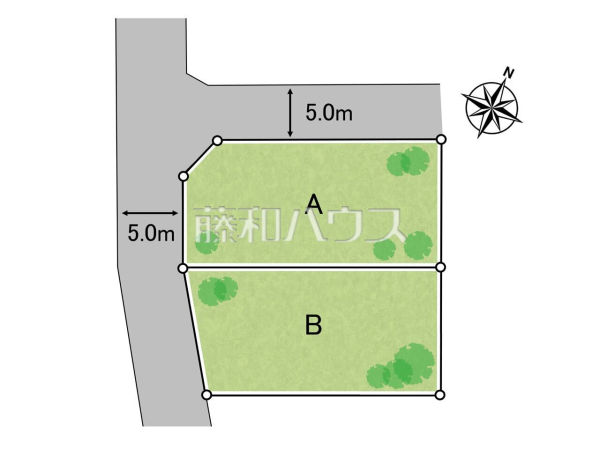 全体区画図 【春日井市六軒屋町西1丁目】 全体区画図 【春日井市六軒屋町西1丁目】