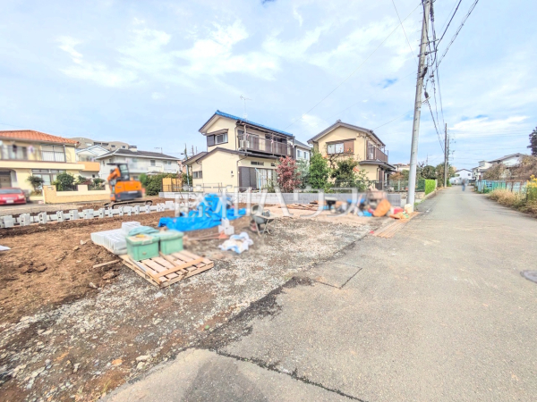 接道状況および現場風景 【東村山市多摩湖町3丁目】 接道状況および現場風景 【東村山市多摩湖町3丁目】