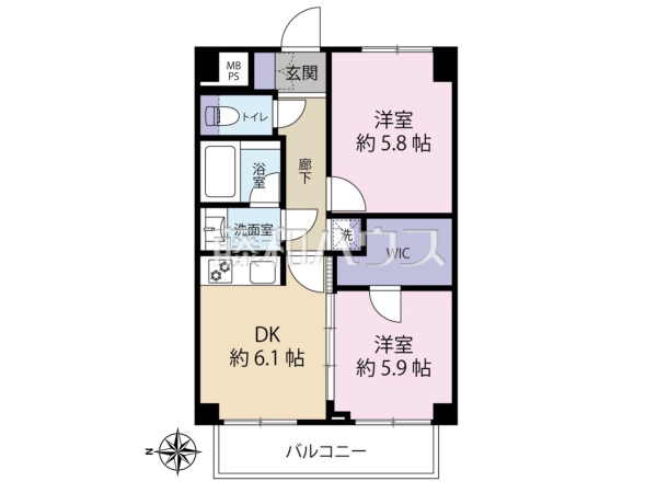 間取図 【エーブル武蔵境】 間取図 【エーブル武蔵境】