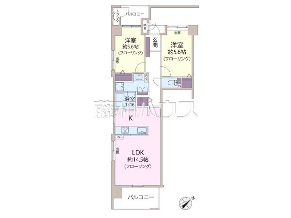 間取図 【ペルル奈良屋】 間取図 【ペルル奈良屋】