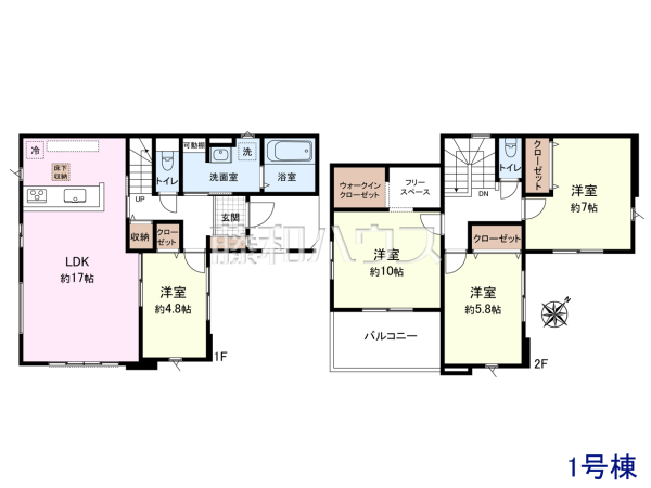 間取図 【福岡市南区三宅2丁目】 間取図 【福岡市南区三宅2丁目】