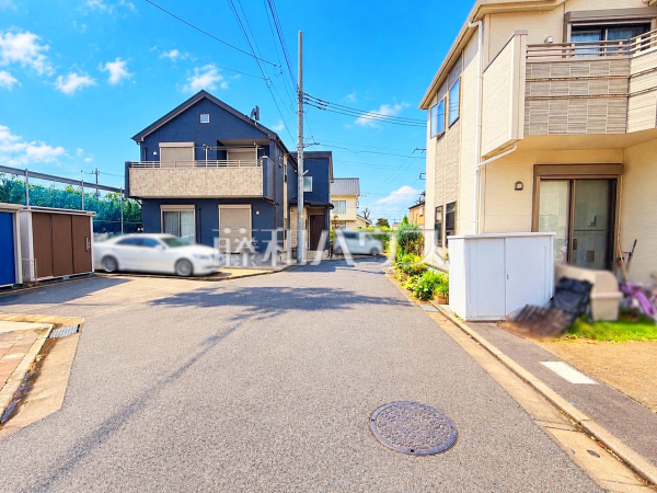接道状況および現場風景 【立川市砂川町1丁目】 接道状況および現場風景 【立川市砂川町1丁目】