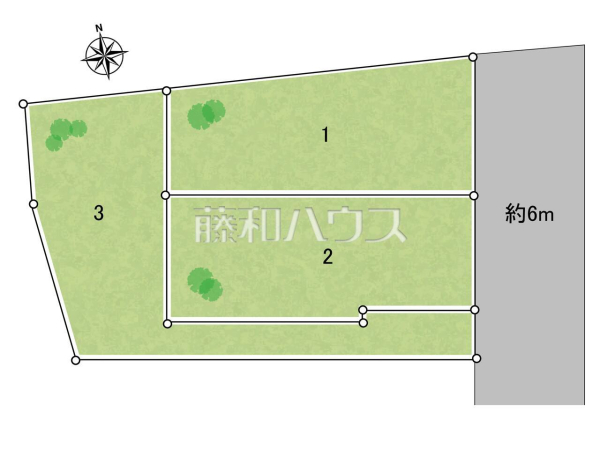 全体区画図 【練馬区三原台3丁目】 全体区画図 【練馬区三原台3丁目】