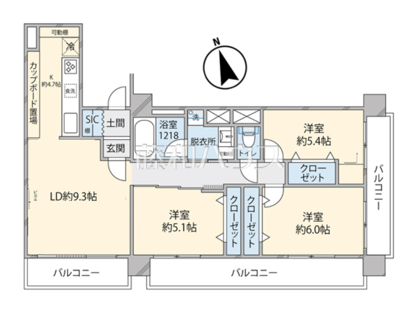 間取図 【高円寺サマリヤマンション】 間取図 【高円寺サマリヤマンション】