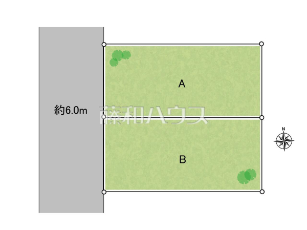 全体区画図 【所沢市大字下安松】 全体区画図 【所沢市大字下安松】