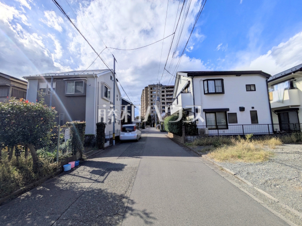 接道状況および現場風景 【国立市富士見台4丁目】 接道状況および現場風景 【国立市富士見台4丁目】