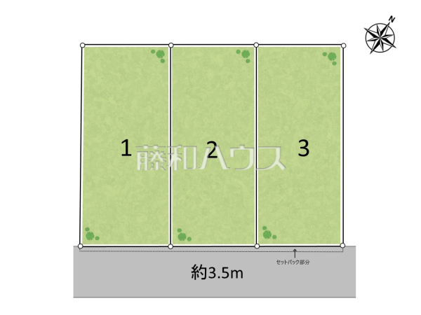 全体区画図 【練馬区下石神井4丁目】 全体区画図 【練馬区下石神井4丁目】