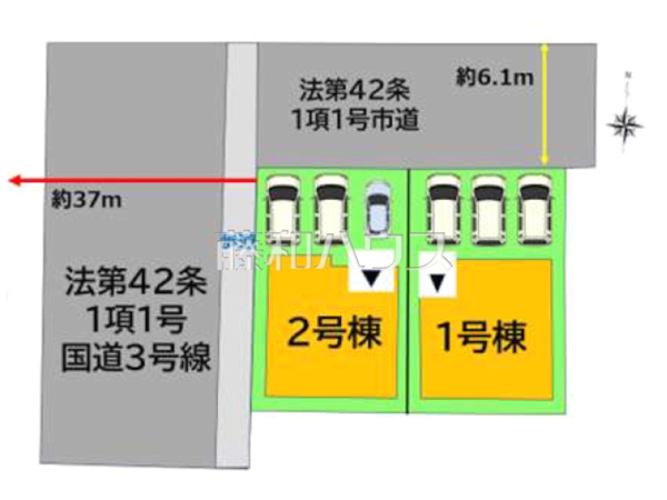 全体区画図 【筑紫野市針摺南2丁目】 全体区画図 【筑紫野市針摺南2丁目】