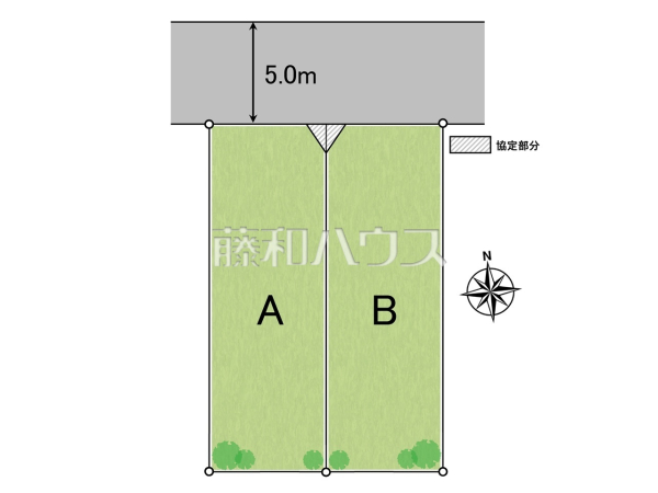 全体区画図 【所沢市中新井3丁目】 全体区画図 【所沢市中新井3丁目】