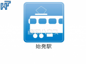「下高井戸」駅は、東急世田谷線の始発駅です