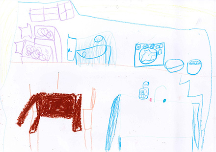 Kさん（6歳/小学1年）